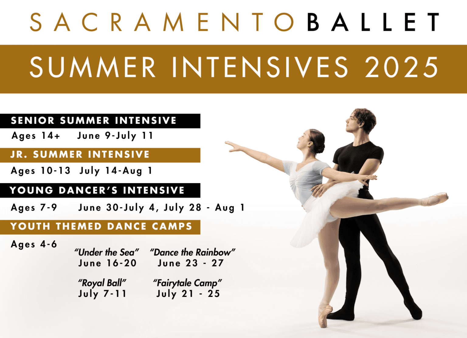 Sacramento Ballet Summer Intensives Audition Dates Announced! Sacramento Ballet